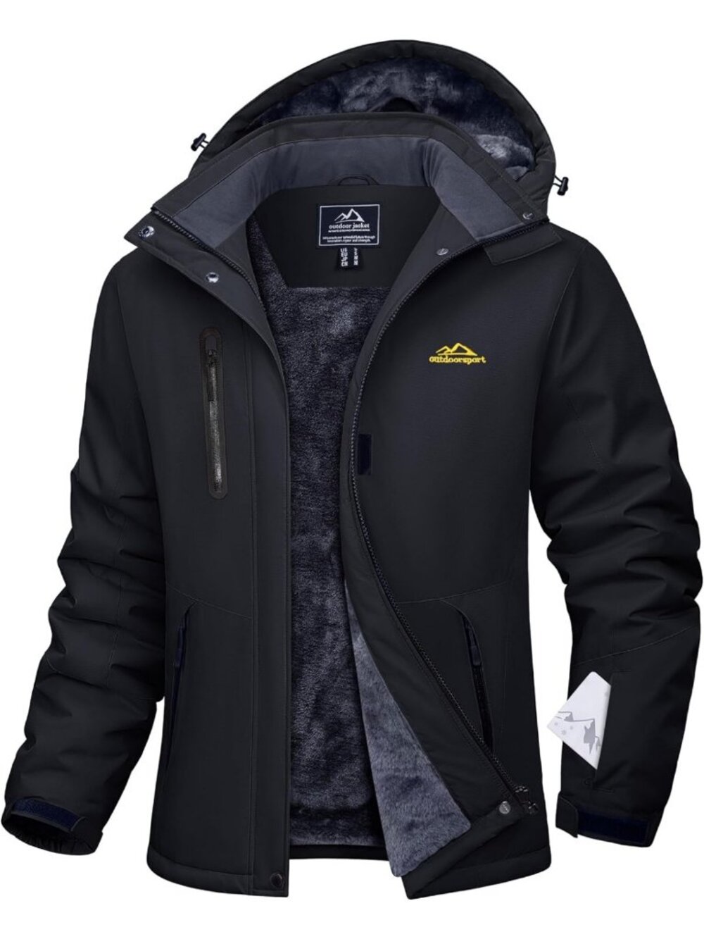 Warm Waterproof Winter Coat for Women - Fleece Lined Ski & Snow Jacket